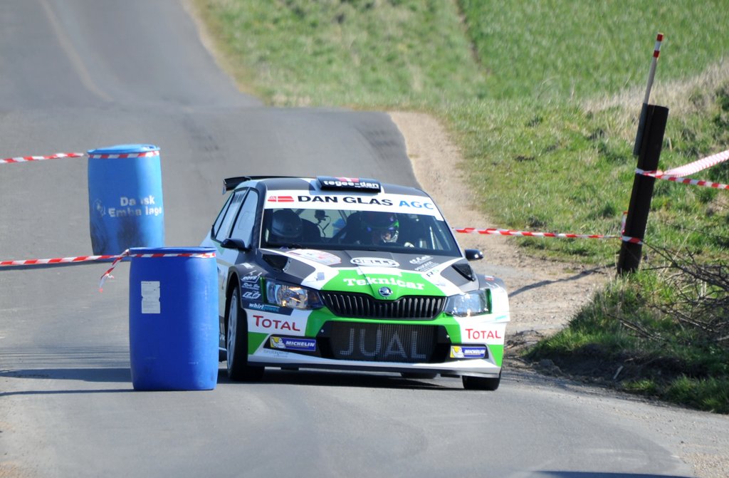 Det blev til sejr ved Kongensbro Rally Grand Prix for Ib Kragh og Ditte Kammersgaard
(Foto: Morten Alstrup)